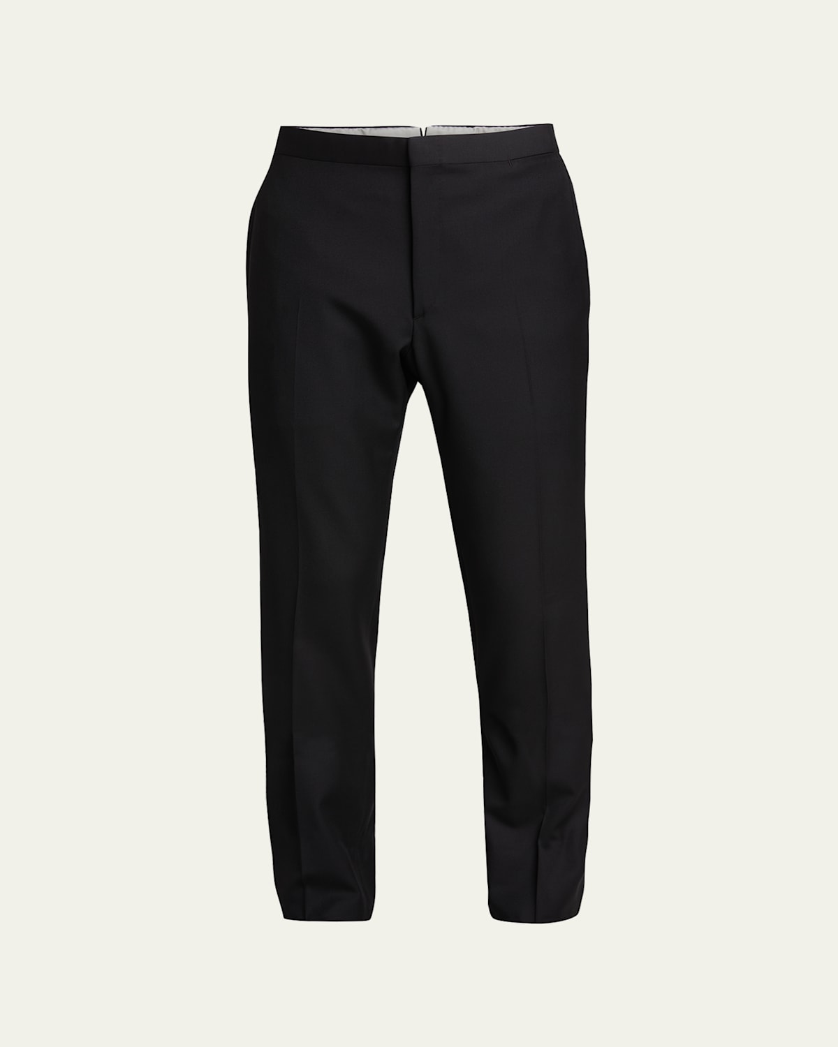 Brioni Stretch Cotton Blend Pants In Black