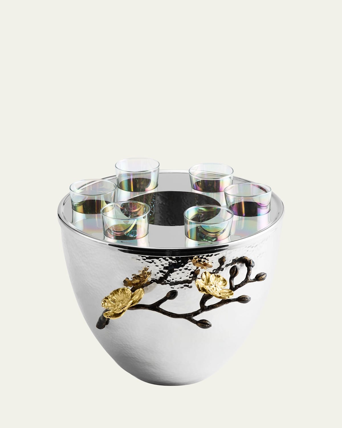 Michael Aram Gold Orchid Vodka Service