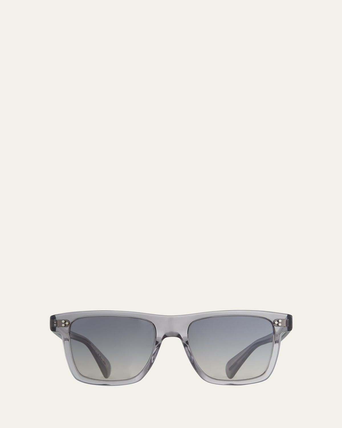 Oliver Peoples Men's Casian Gradient-lens Rectangle Sunglasses In Grey