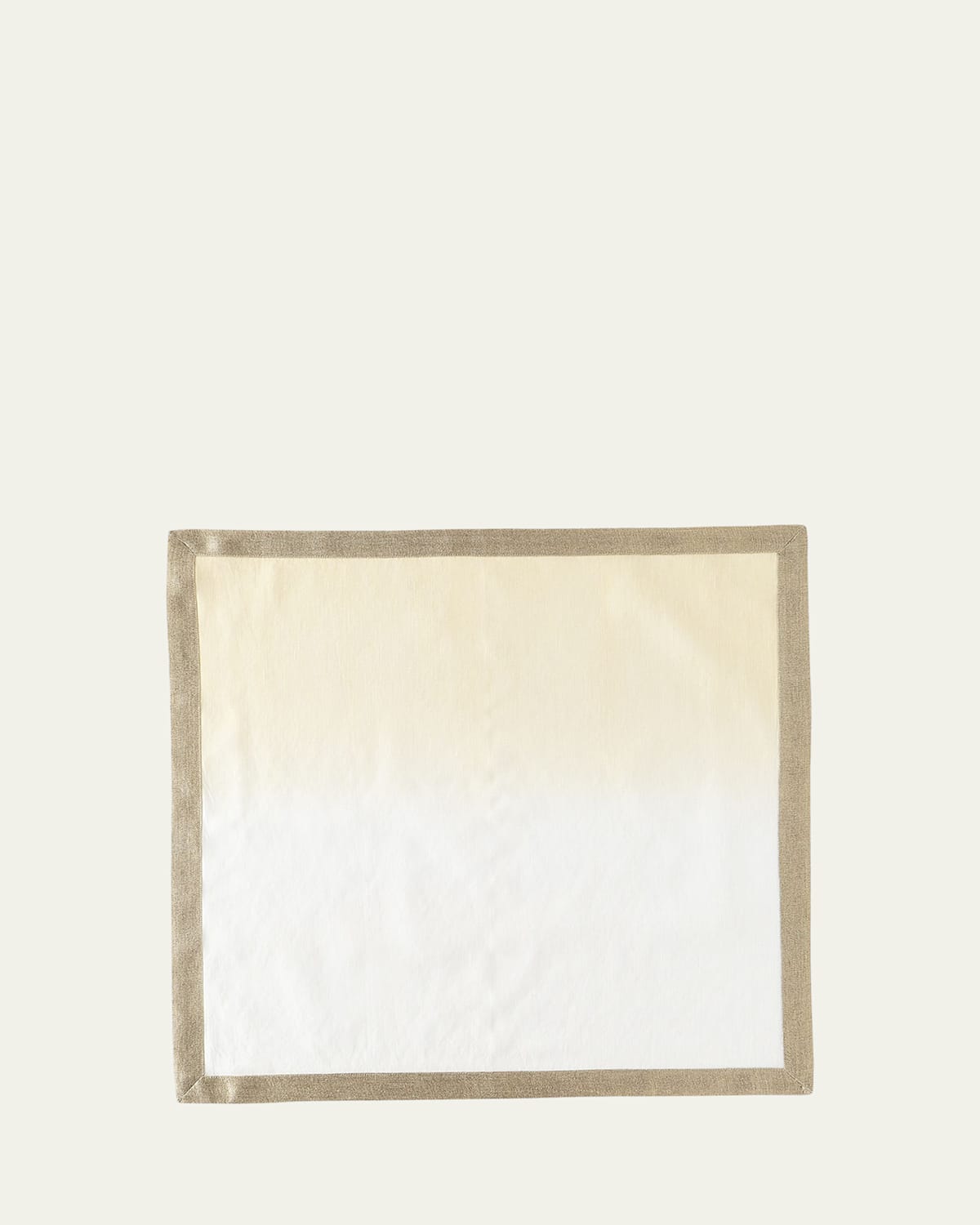 Kim Seybert Dip-dye Napkin In Neutral