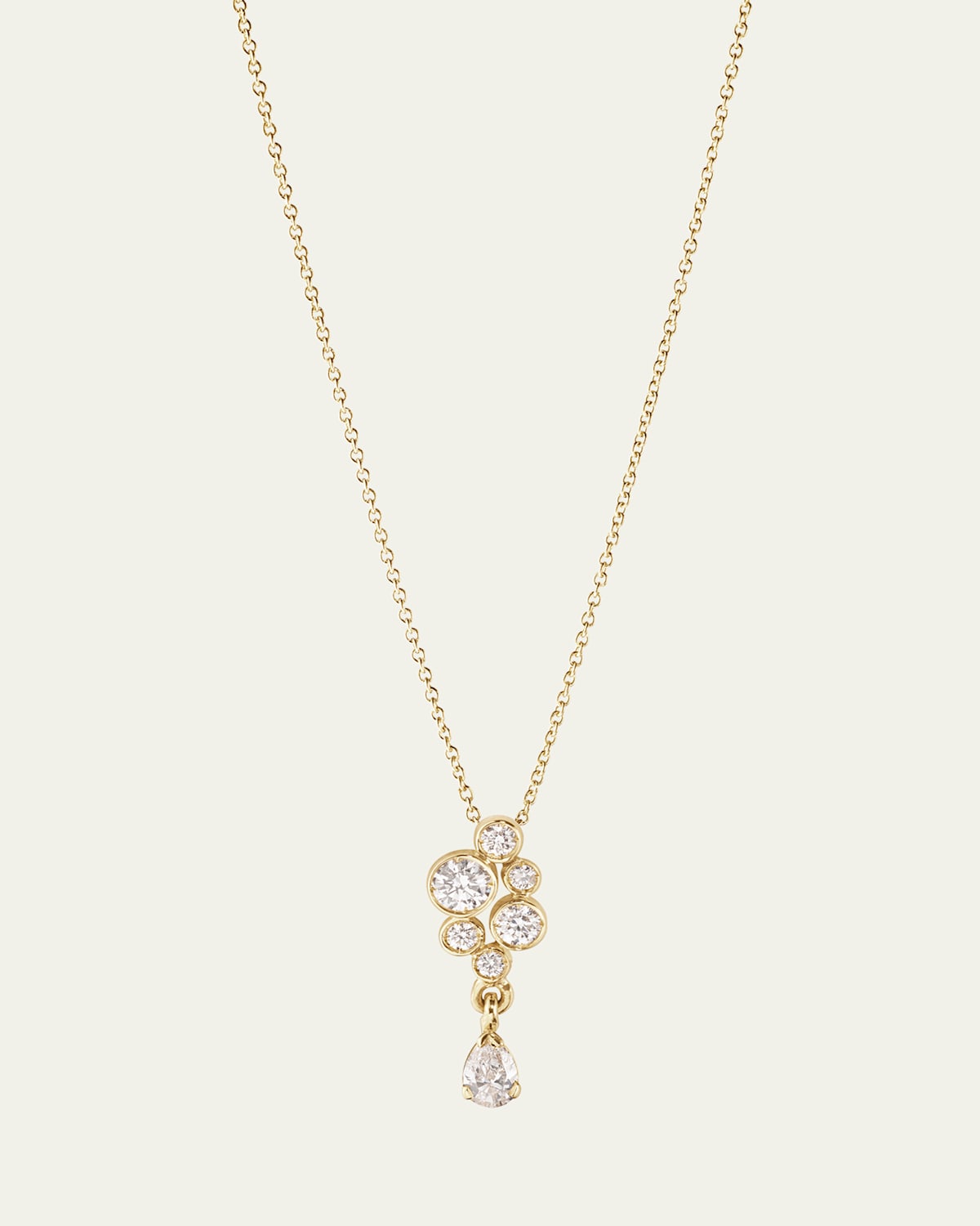 Splash Diamant Diamond Cluster Necklace