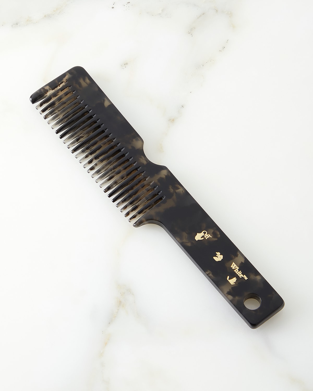 Off-white Meteor Hair Comb In Brown