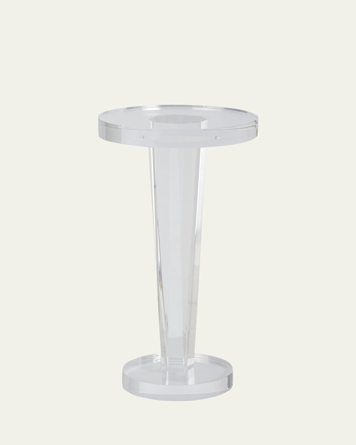 Interlude Home Liora Drink Table In Acrylic