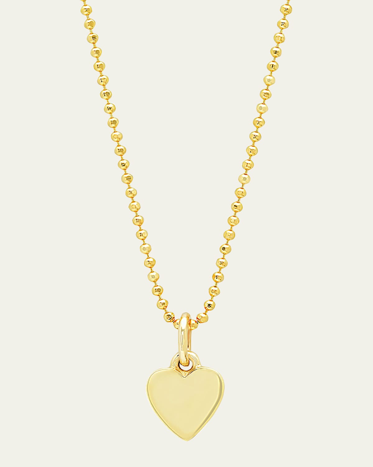 18k Heart Charm Necklace