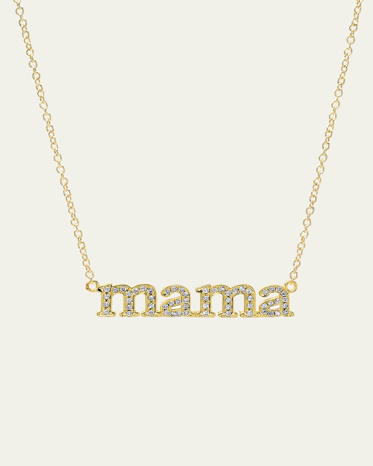 18k Diamond Mama Necklace