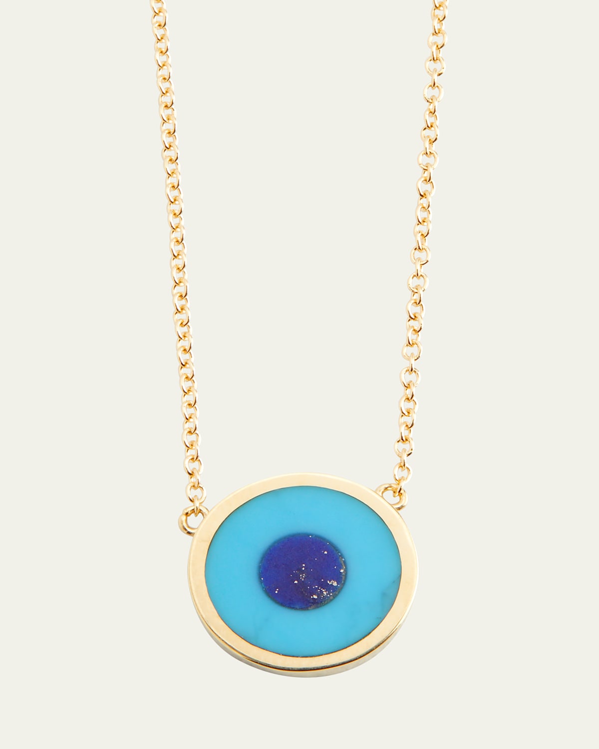 18k Mini Evil Eye Necklace