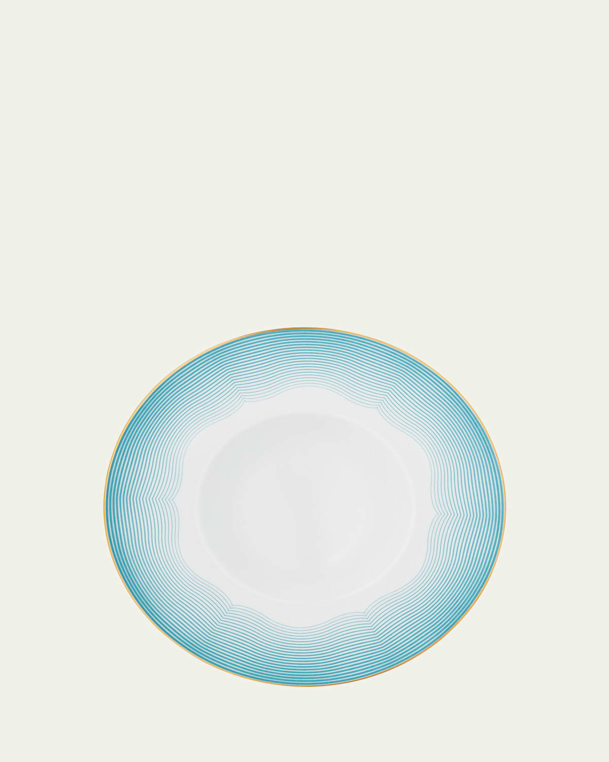 Raynaud Aura American Dinner Coupe Plate 1 In Sky Blue