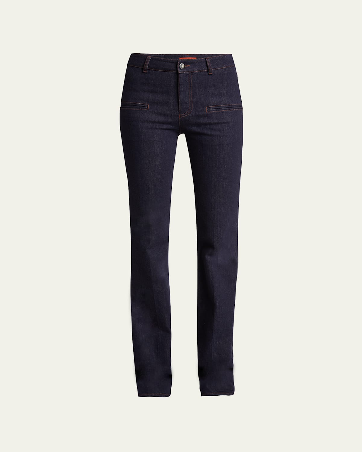 Altuzarra Flared Denim Pants In Berry Blue