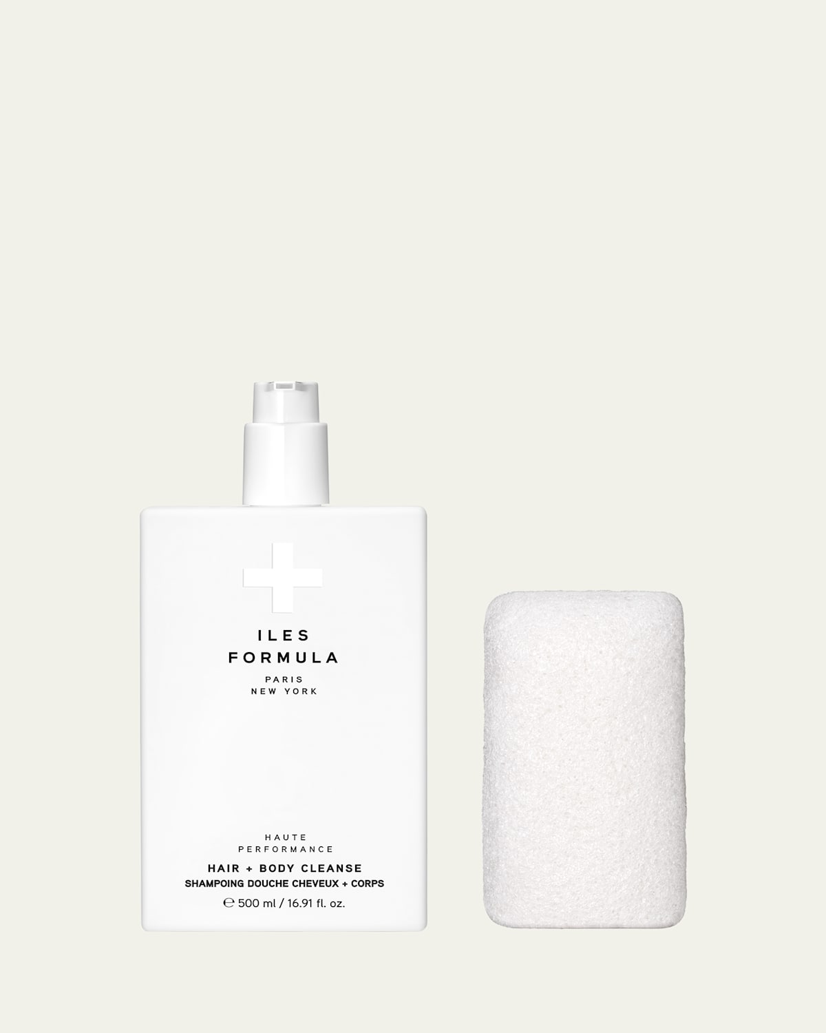 Hair + Body Cleanse with Body Sponge