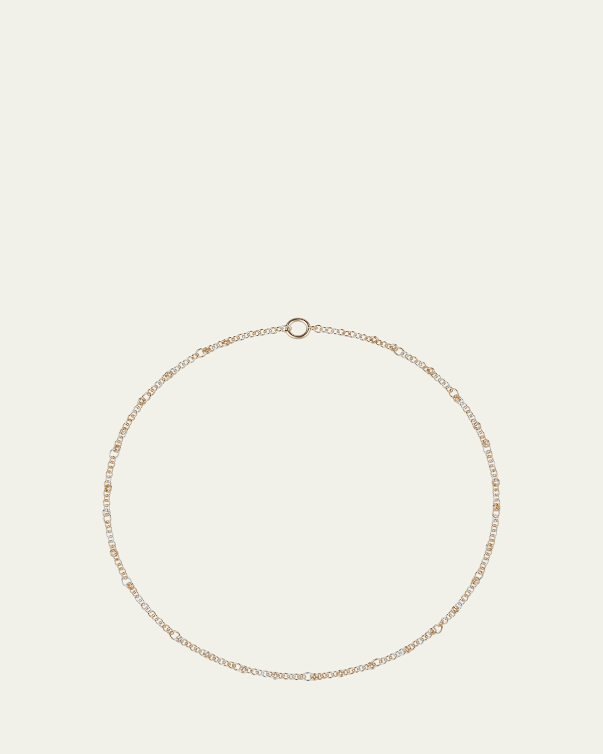 Tricolor Cable Chain Necklace