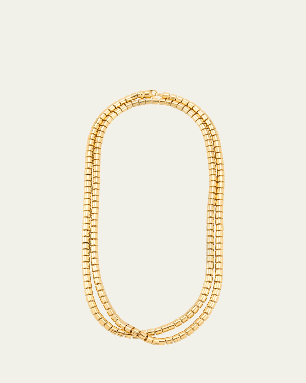 Ophelia 18K Yellow Gold Skinny Necklace, 36"L