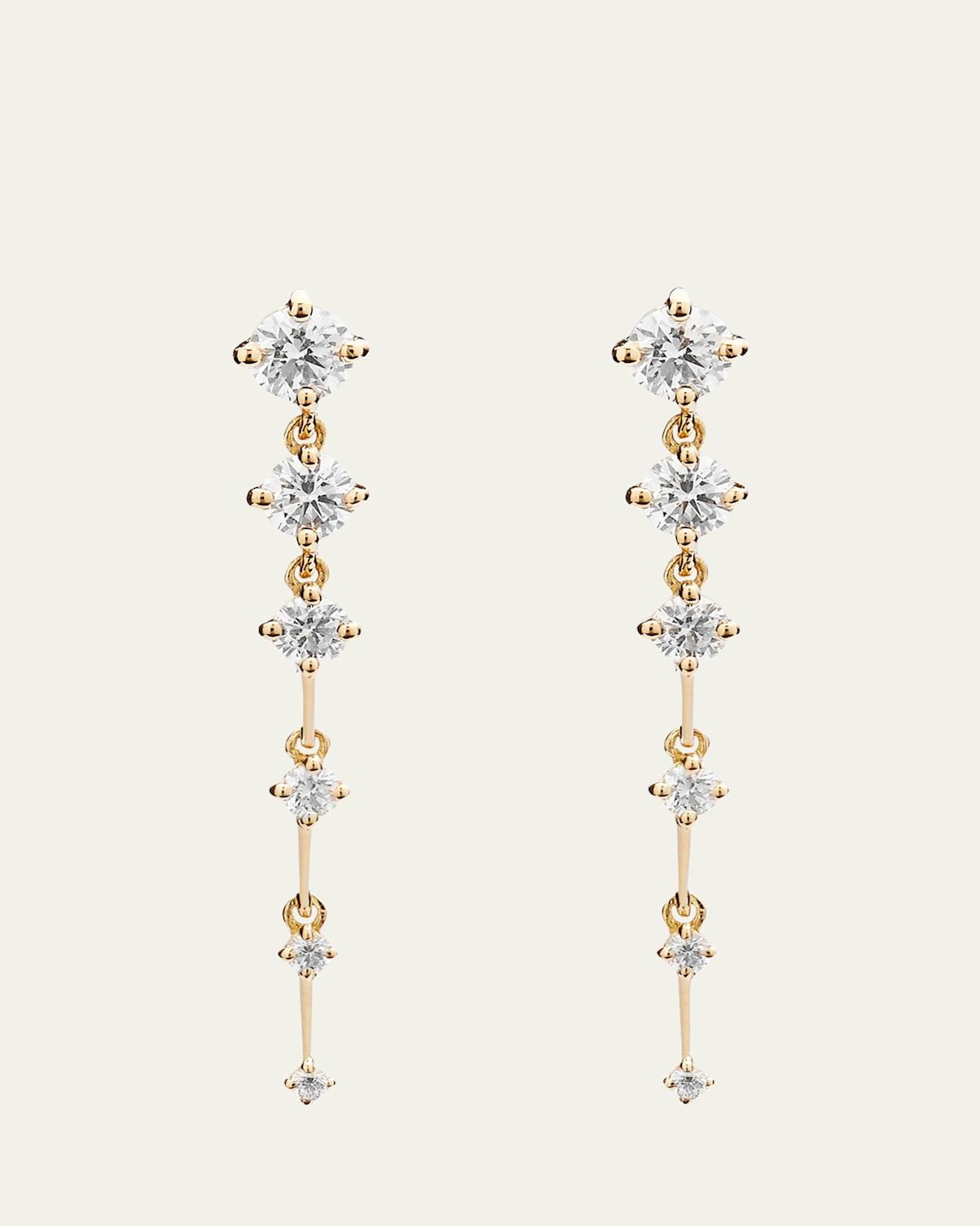 Fernando Jorge Sequence Short Earrings with Diamonds