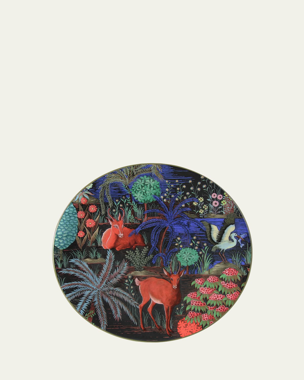 Gien Le Jardin Du Palais Dessert Plate In Multi