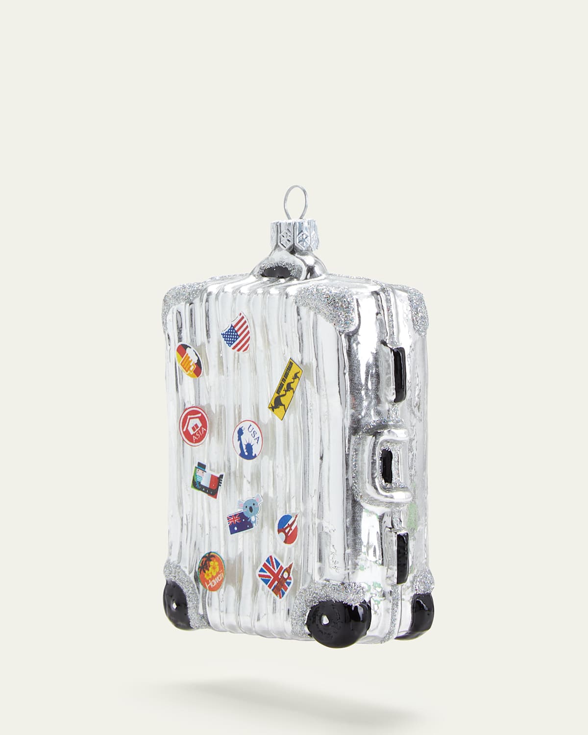 Bergdorf Goodman Suitcase Ornament In Transparent