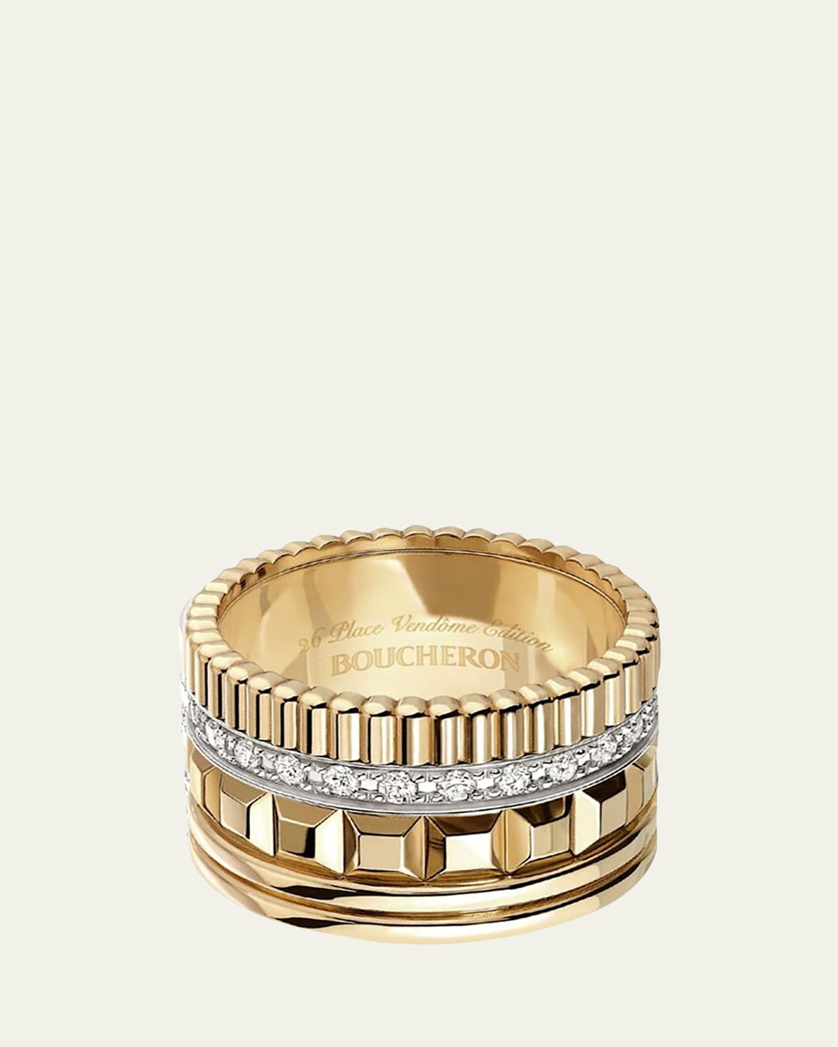 Boucheron Quatre Radiant Ring with Diamonds