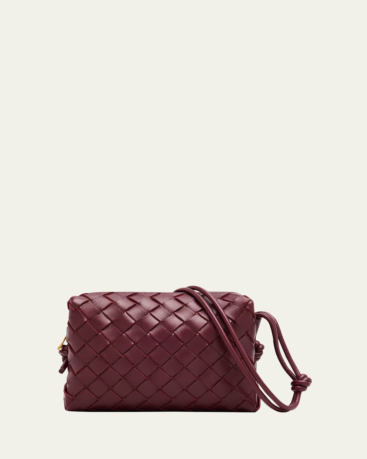 Bottega Veneta Mini Loop Camera Bag In Gold
