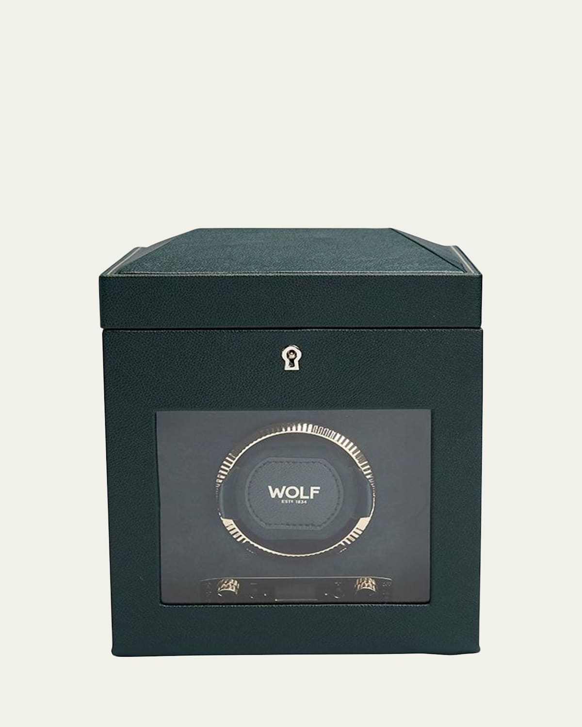 Wolf British Racing Single Watch Winder In Green