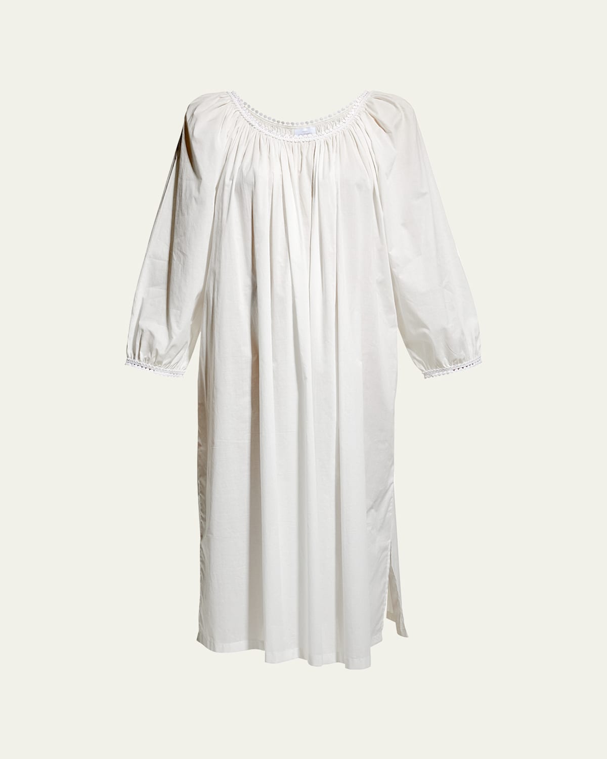 Thilda Nightgown with Ball Lace Trim