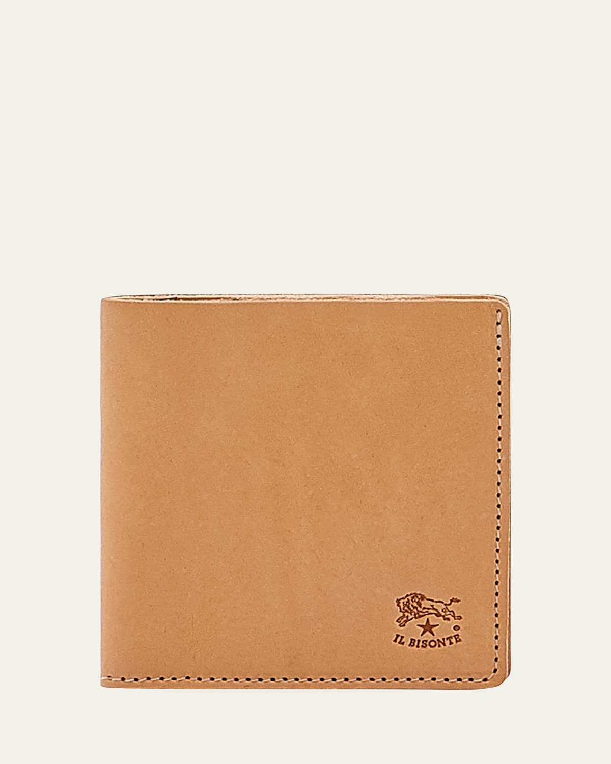 Men's Slim Bi-Fold Leather Wallet