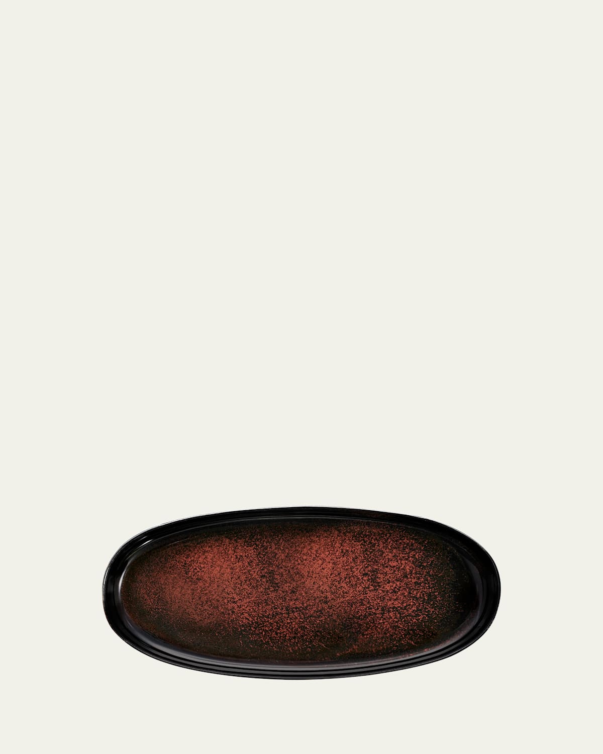 L'objet Terra Medium Oval Platter In Red