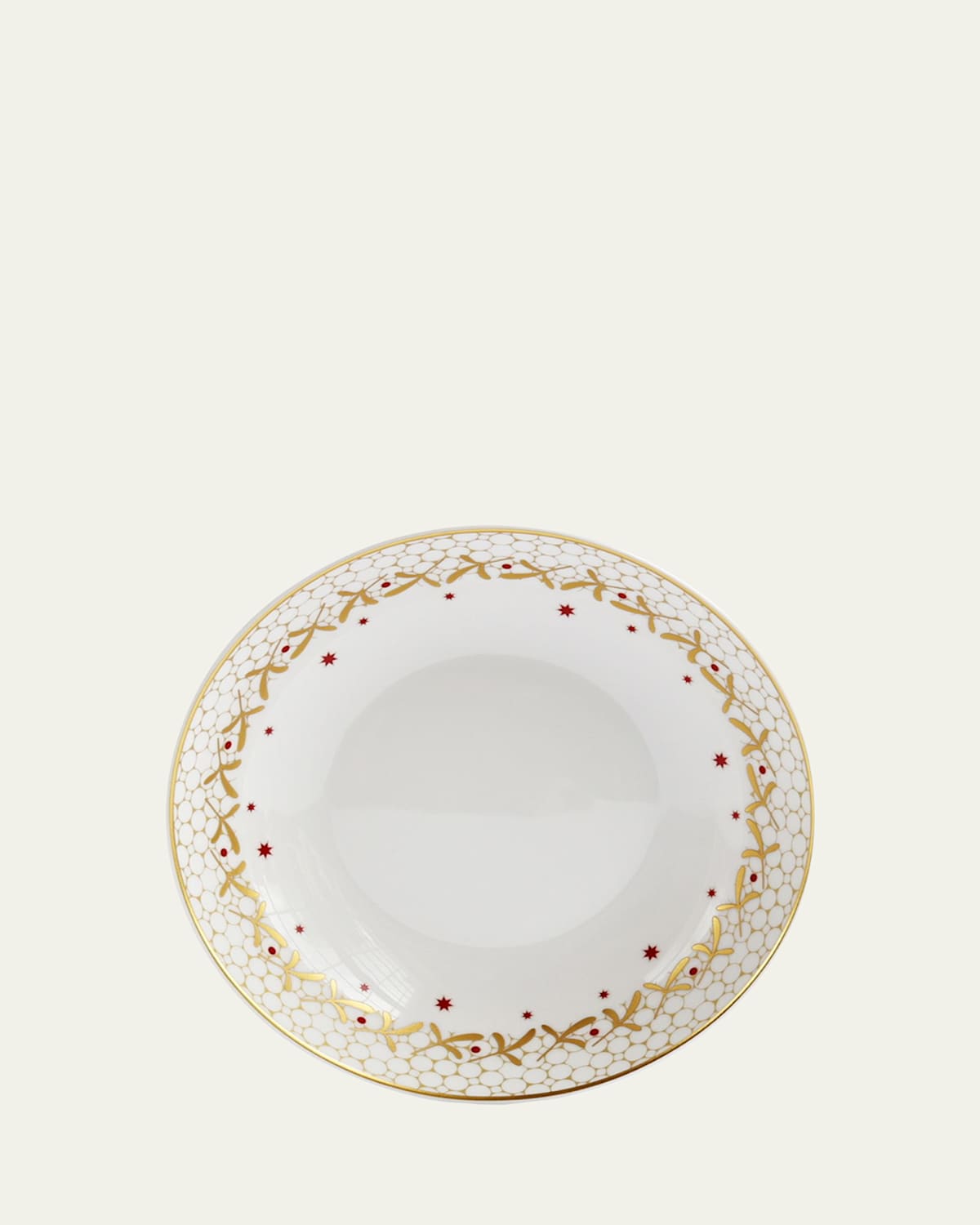 Bernardaud Noel Coupe Soup Plate, 7.5"