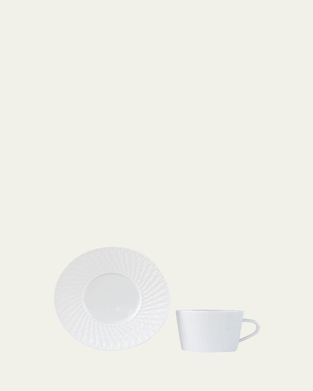 Shop Bernardaud Twist White Tea Saucer