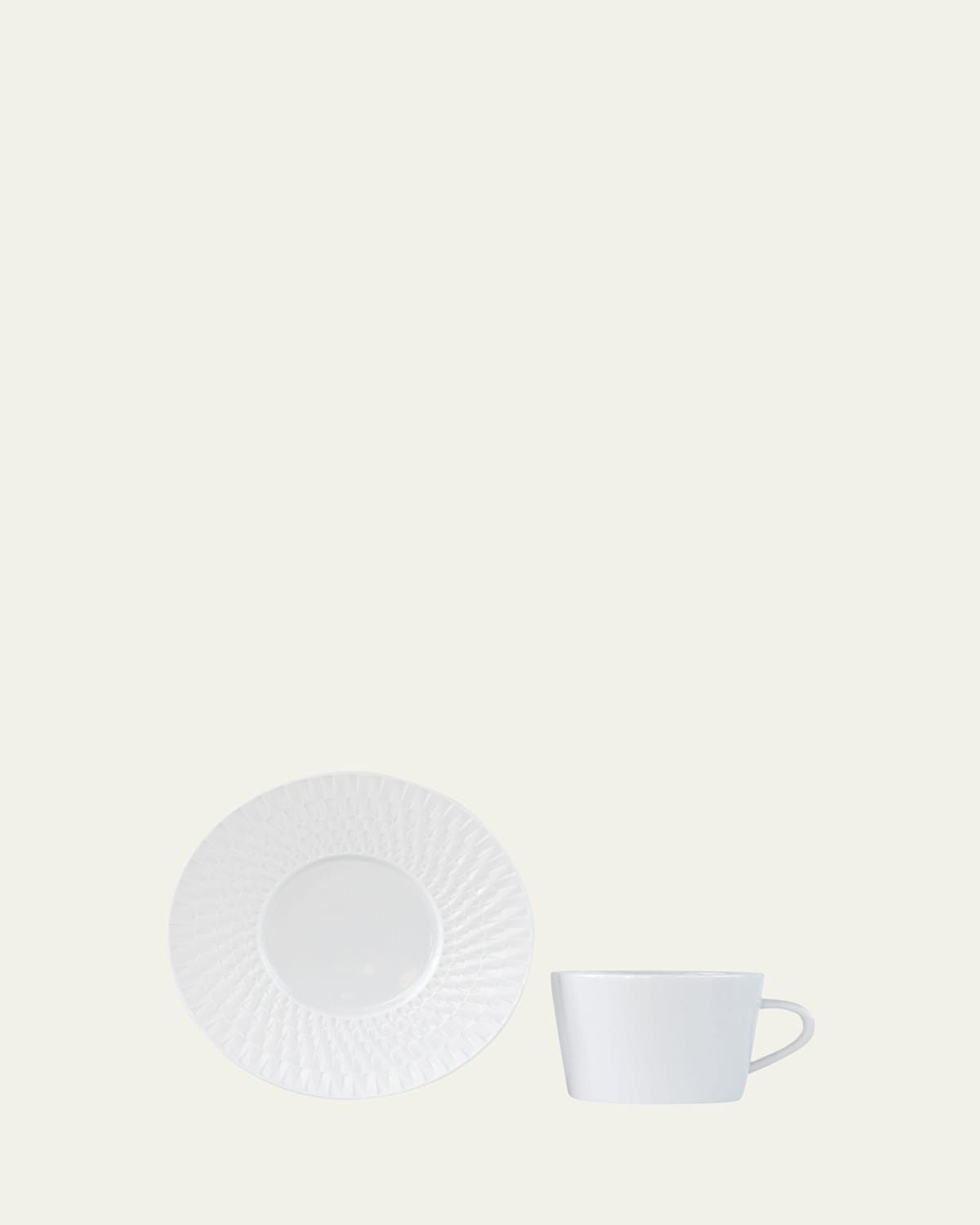 Bernardaud Twist White Tea Cup In White