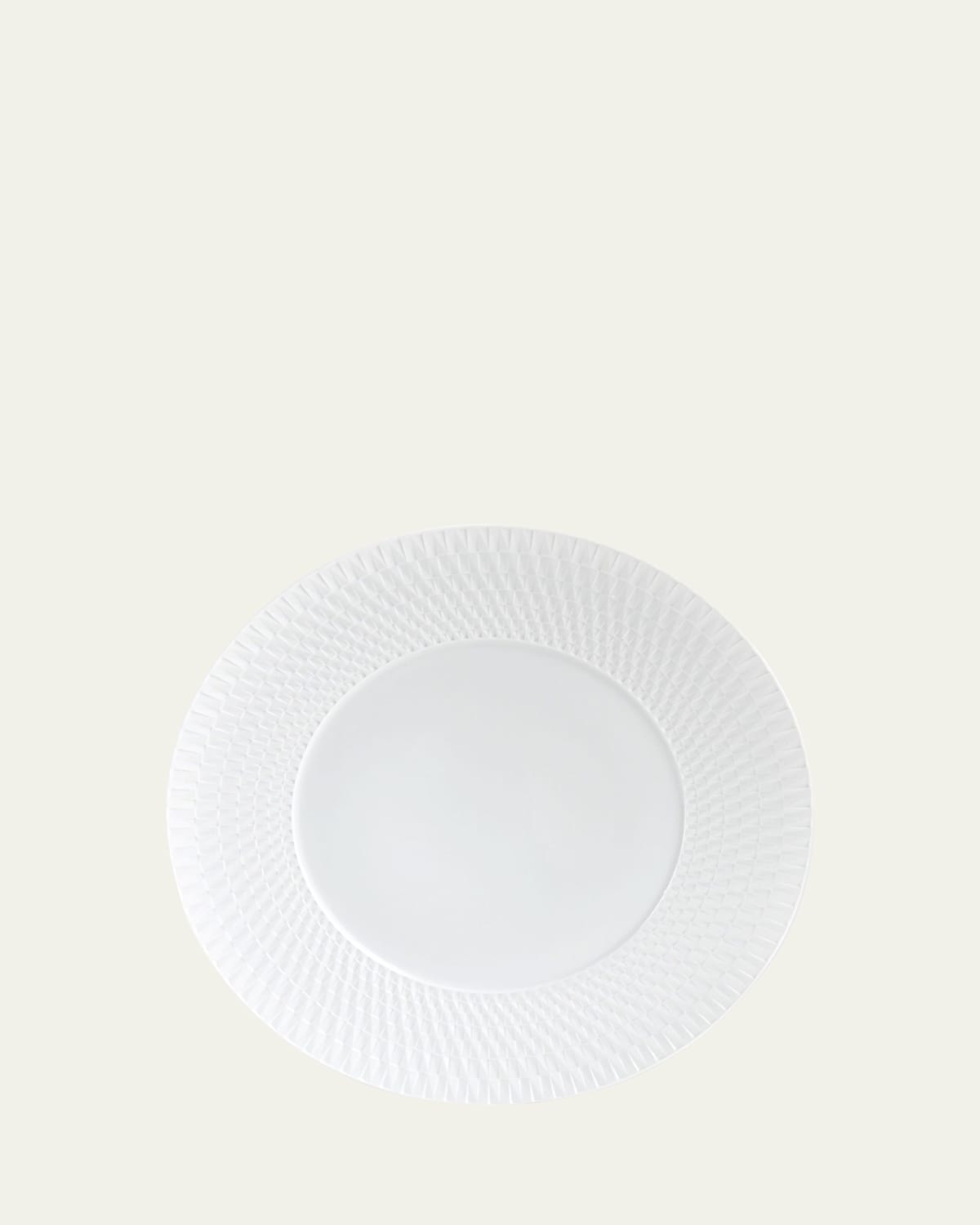 Bernardaud Twist White Dinner Plate In White