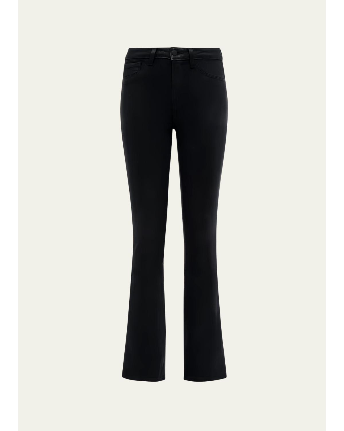 Selma High-Rise Coated Sleek Baby Boot Jeans