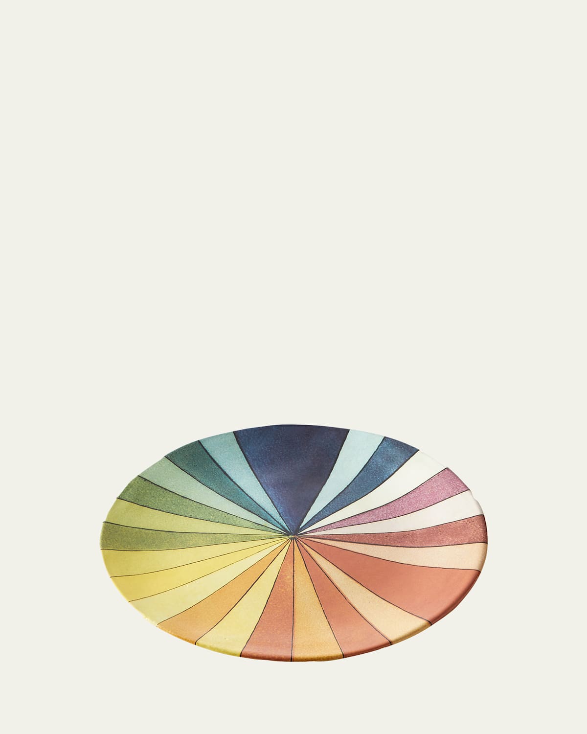 Astier De Vilatte John Derian Color Wheel Platter In Multi