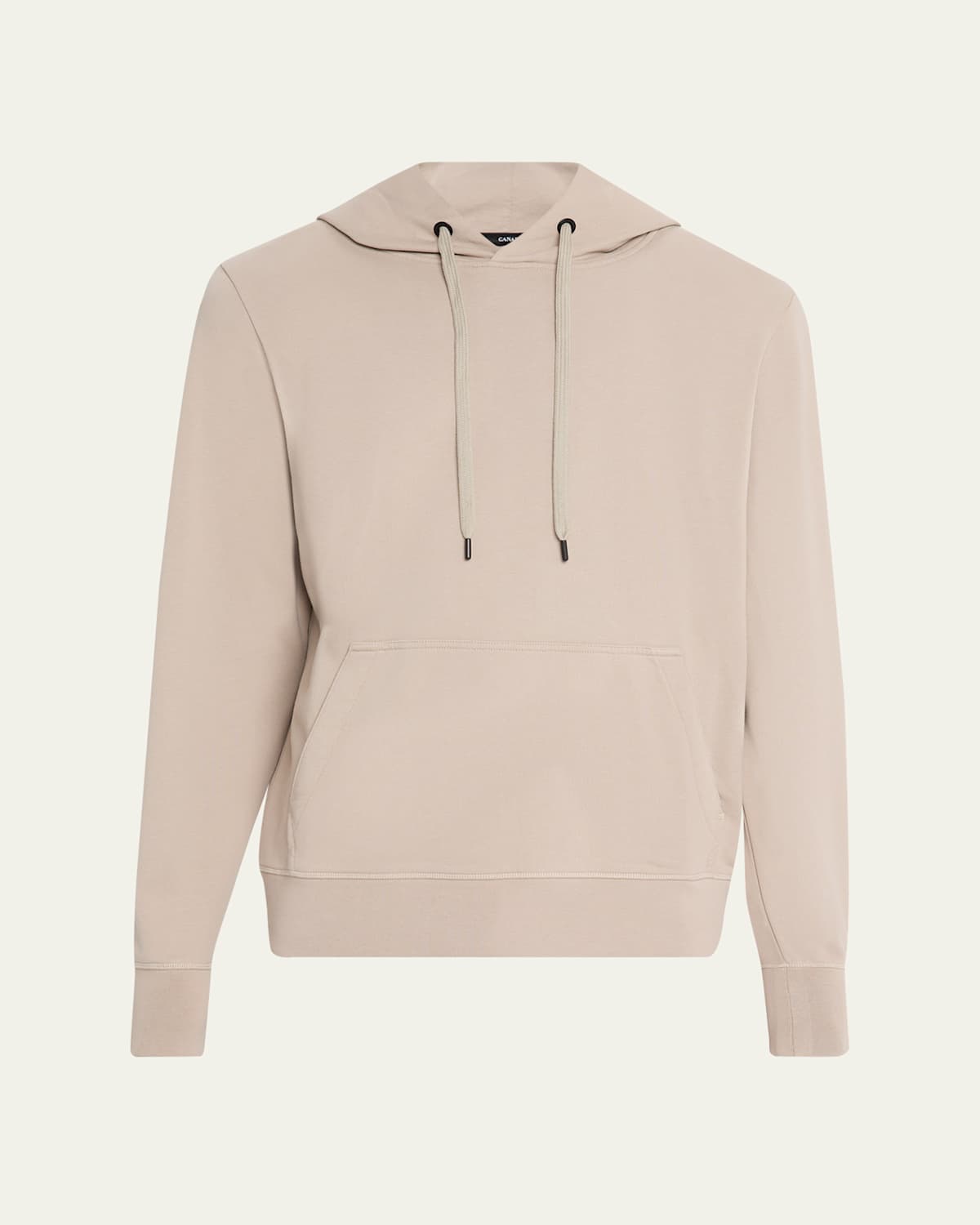 Canada Goose Pullover Cotton Hoodie With Adjustable Drawstring In Neutral