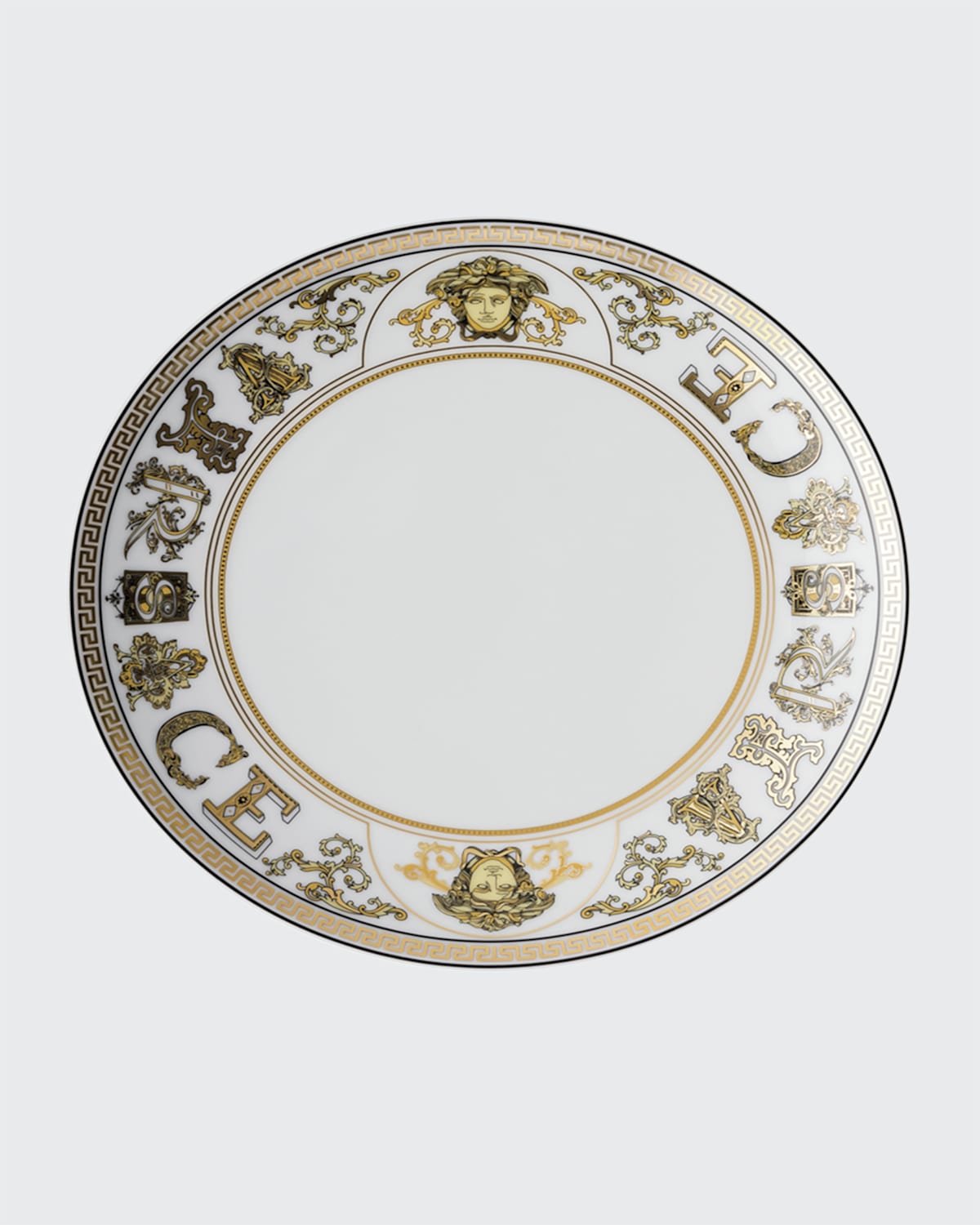 Versace Virtus Gala White Salad Plate