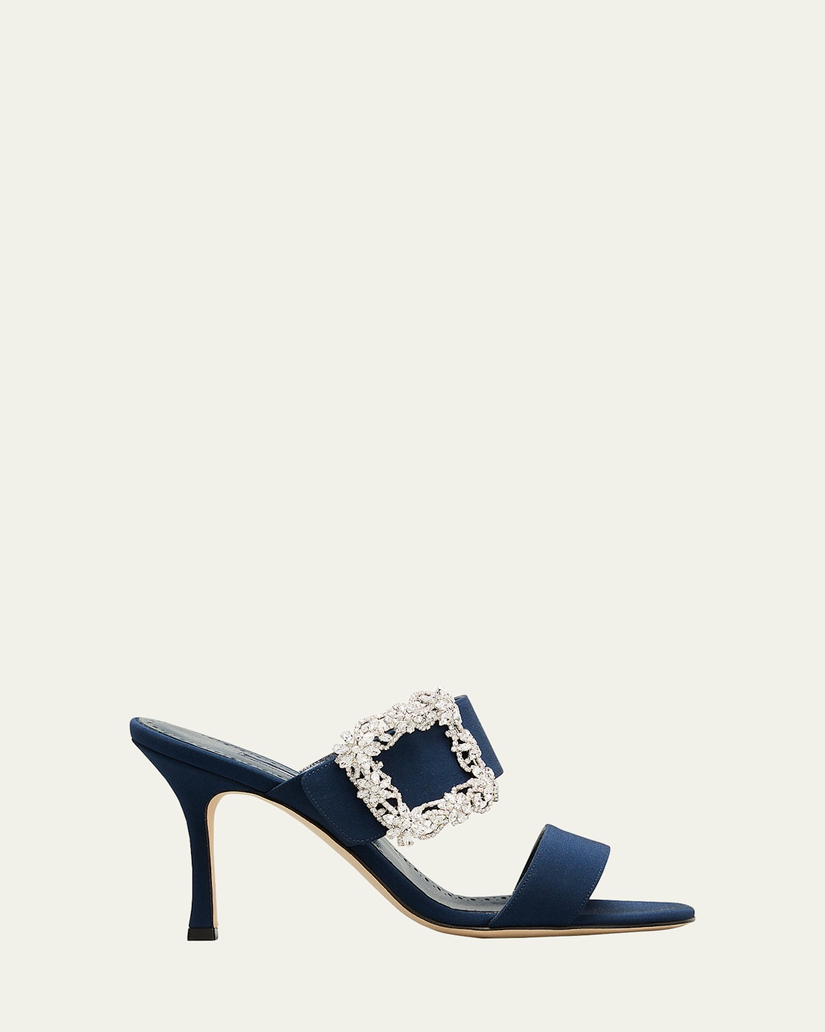 Gable Crystal Buckle Slide Sandals