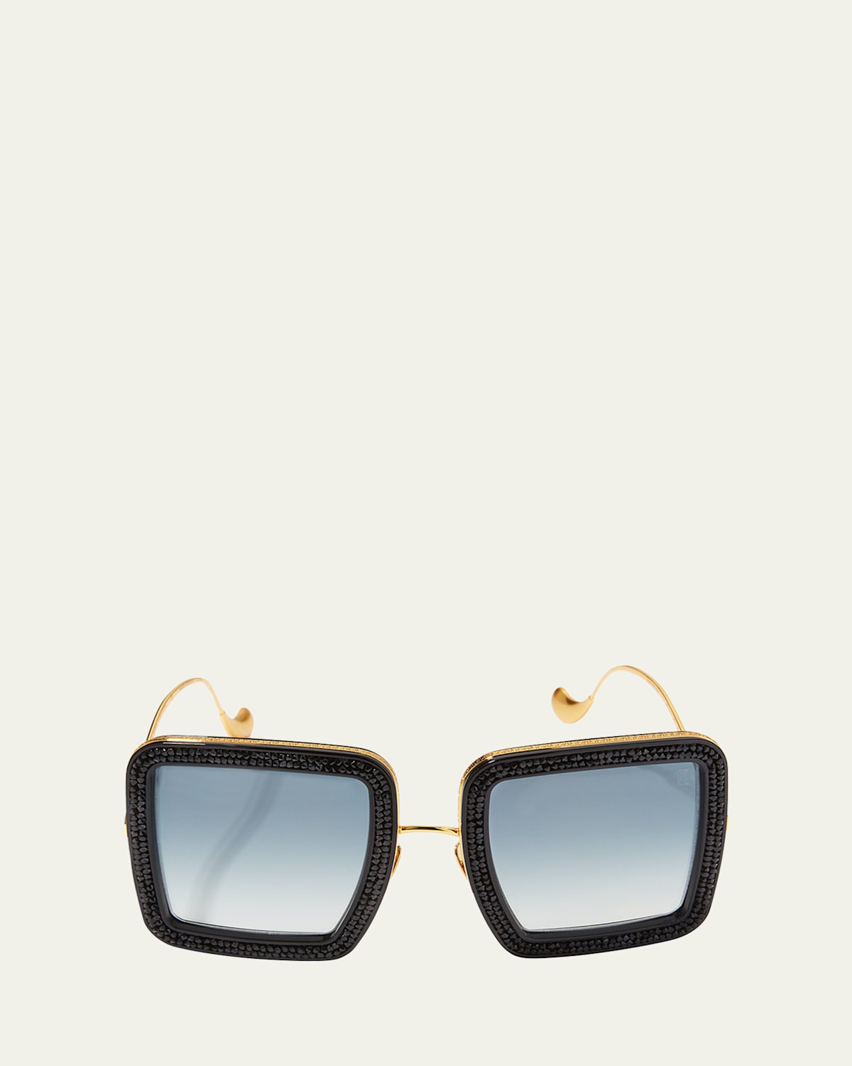 Beaming Sky Swarovski Square Acetate Sunglasses