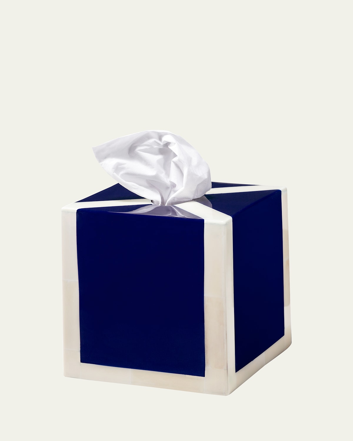 LADORADA Ink Blue & Bone Tissue Box | Thumbnail 4
