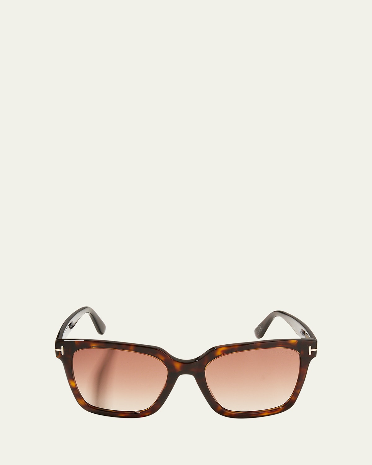 Tom Ford Selby Square Acetate Sunglasses In Brown