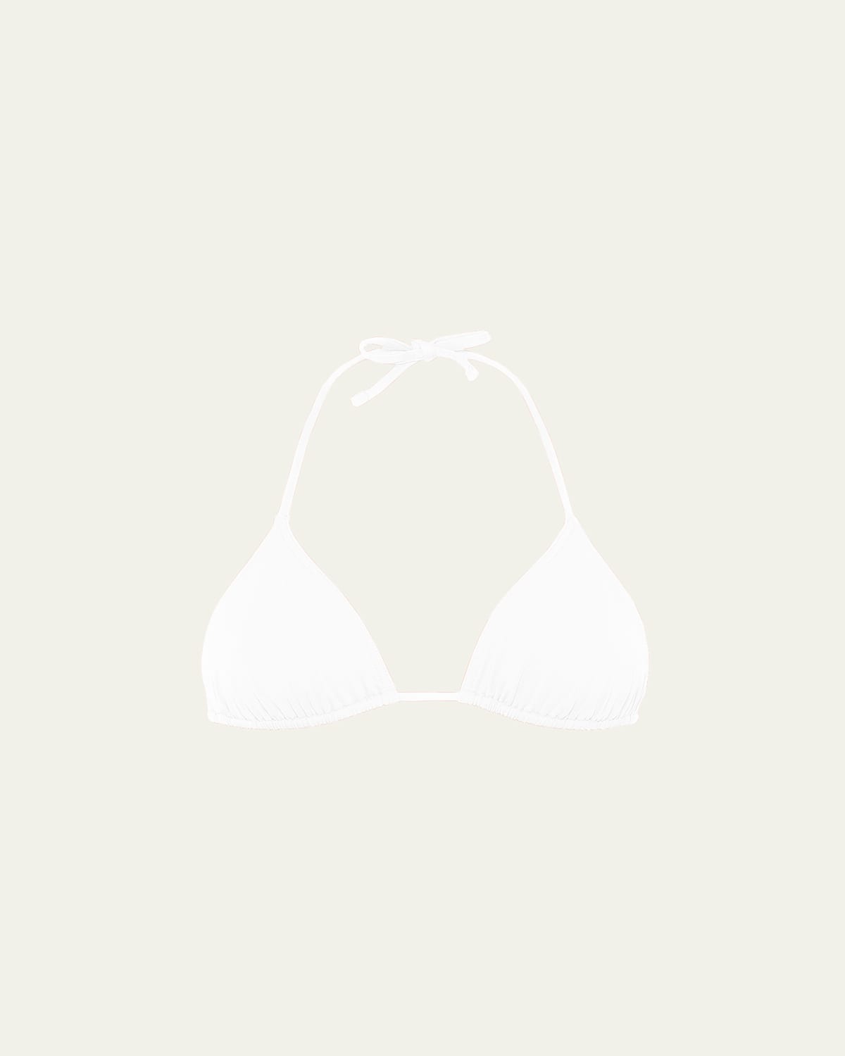 Eres Mouna Triangle Bikini Top In White