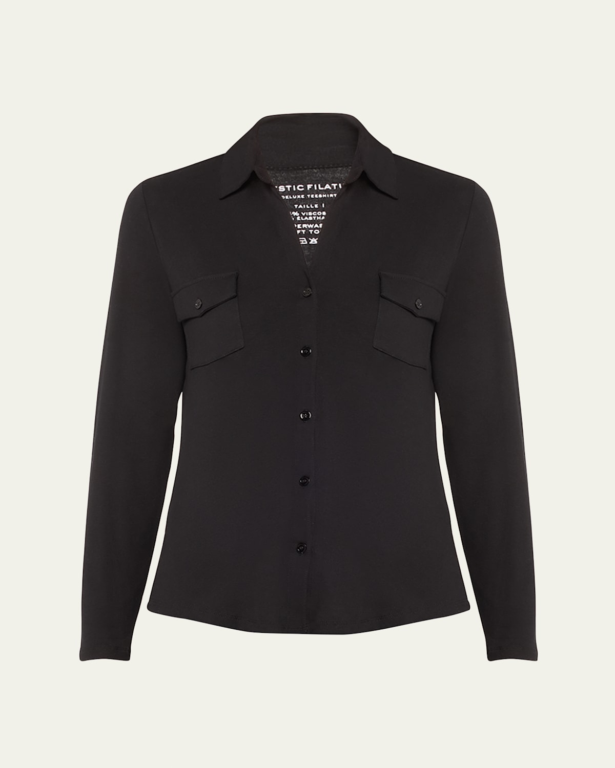 Soft Touch Button-Down Shirt with Pockets