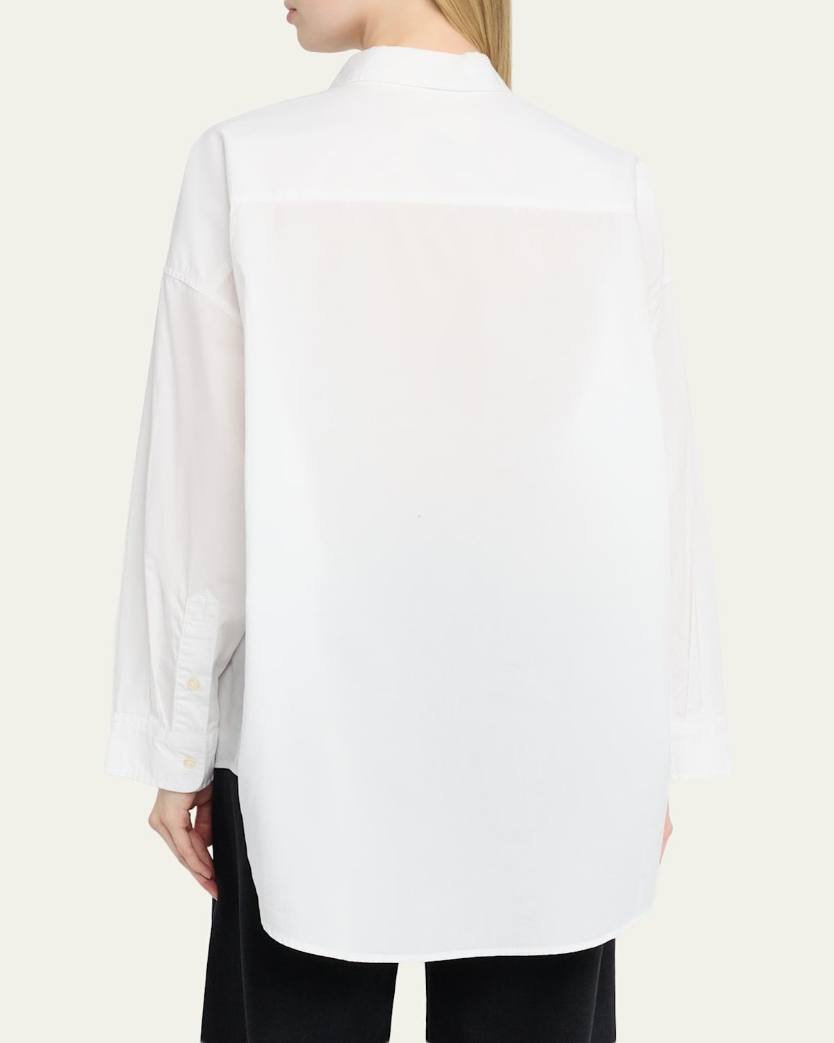 Drop Neck Oxford Shirt