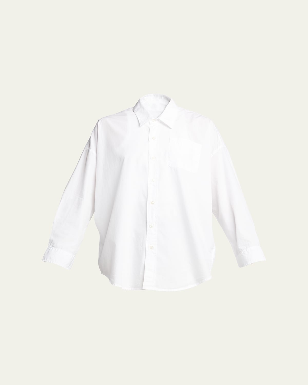 Drop Neck Oxford Shirt