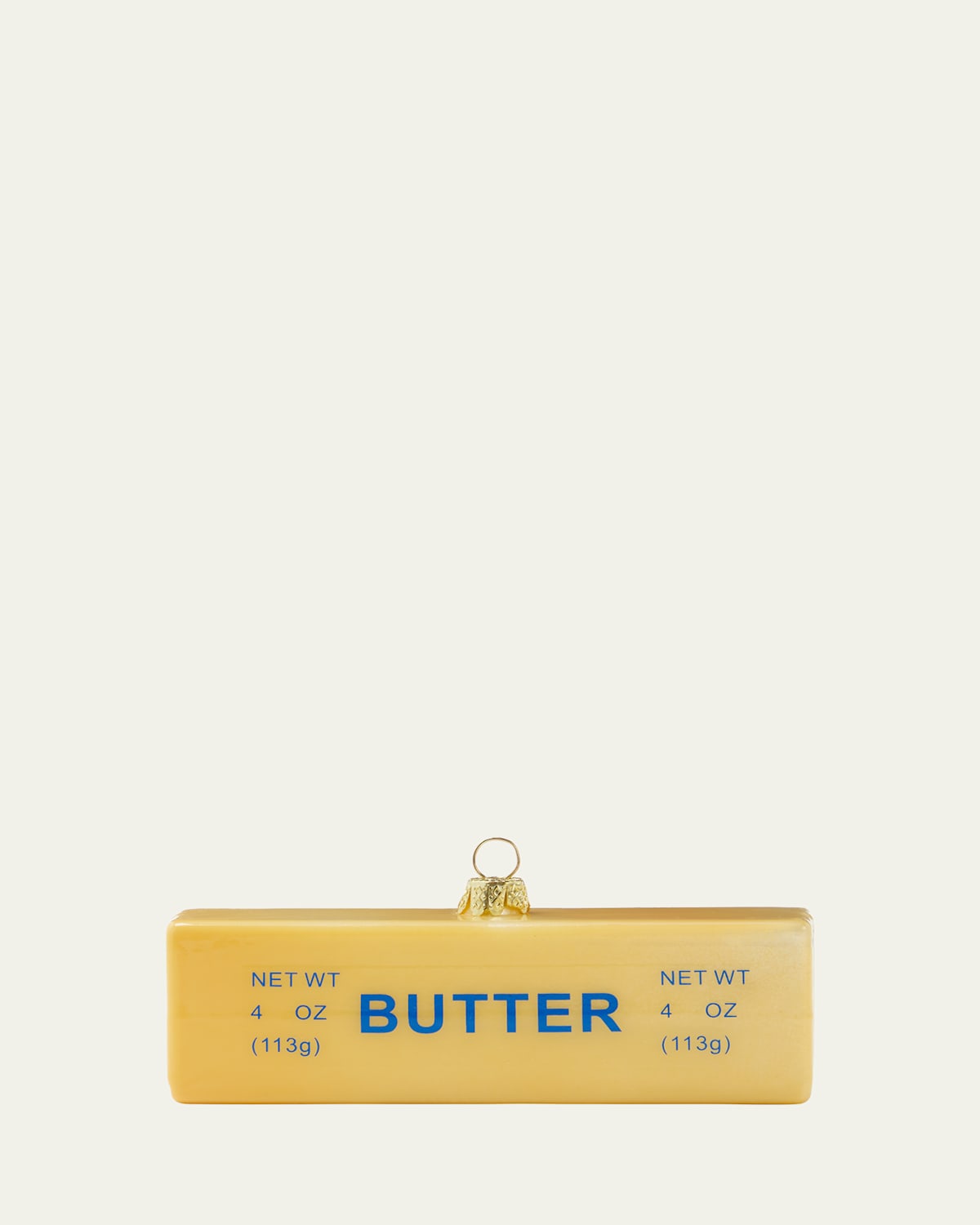 Cody Foster & Co Stick Of Butter Ornament In Yellow