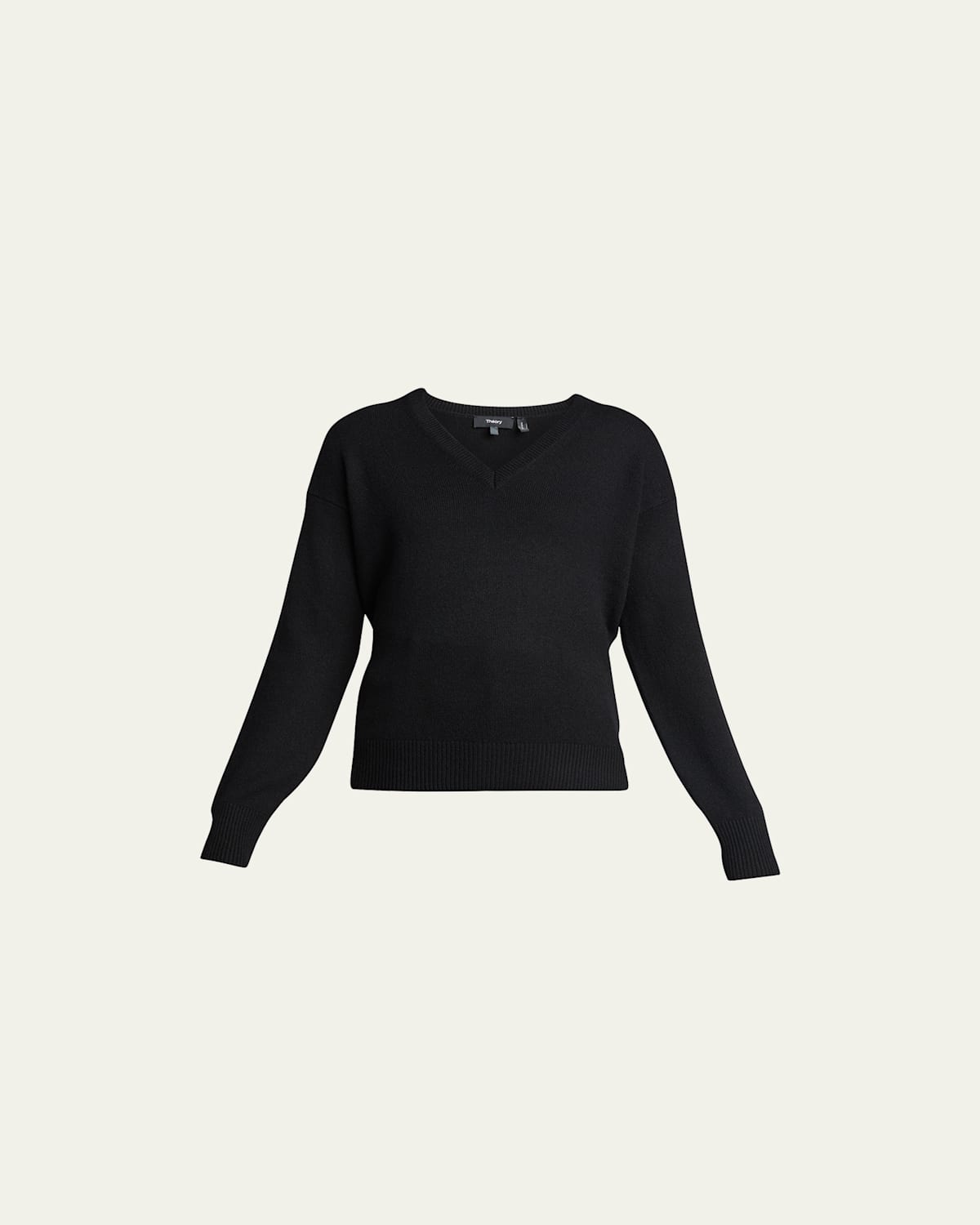 V-Neck Easy Cashmere Pullover