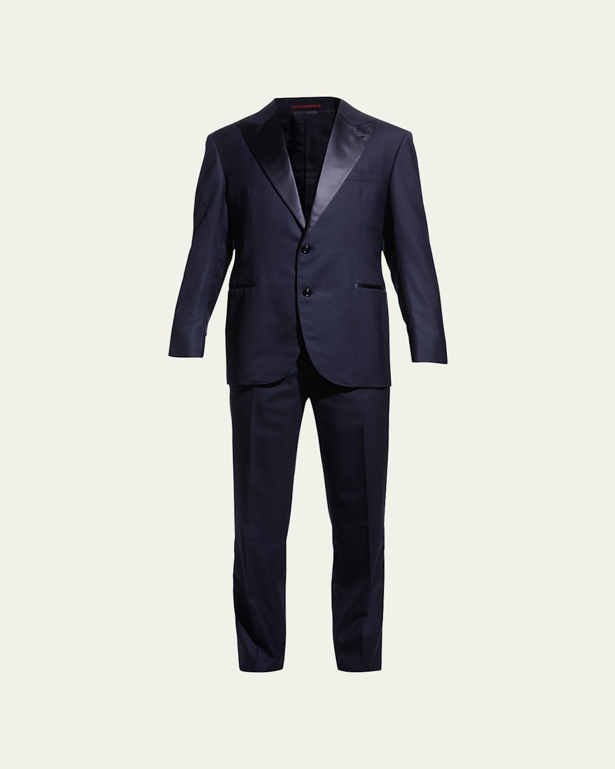 Brunello Cucinelli Men's Solid Peak-lapel Tuxedo In Navy