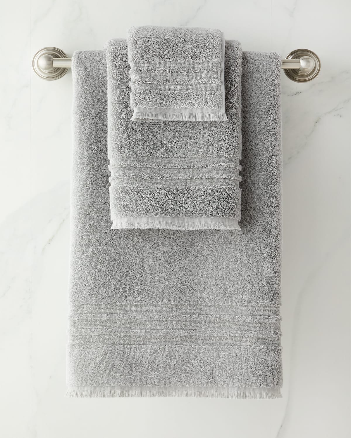 Kassatex Mercer Hand Towel In Grey