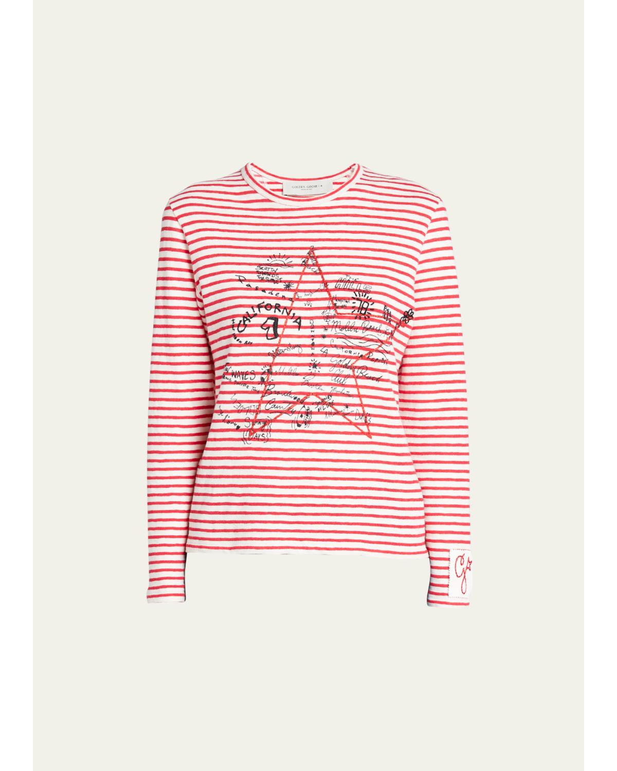 Striped Long-Sleeve T-Shirt