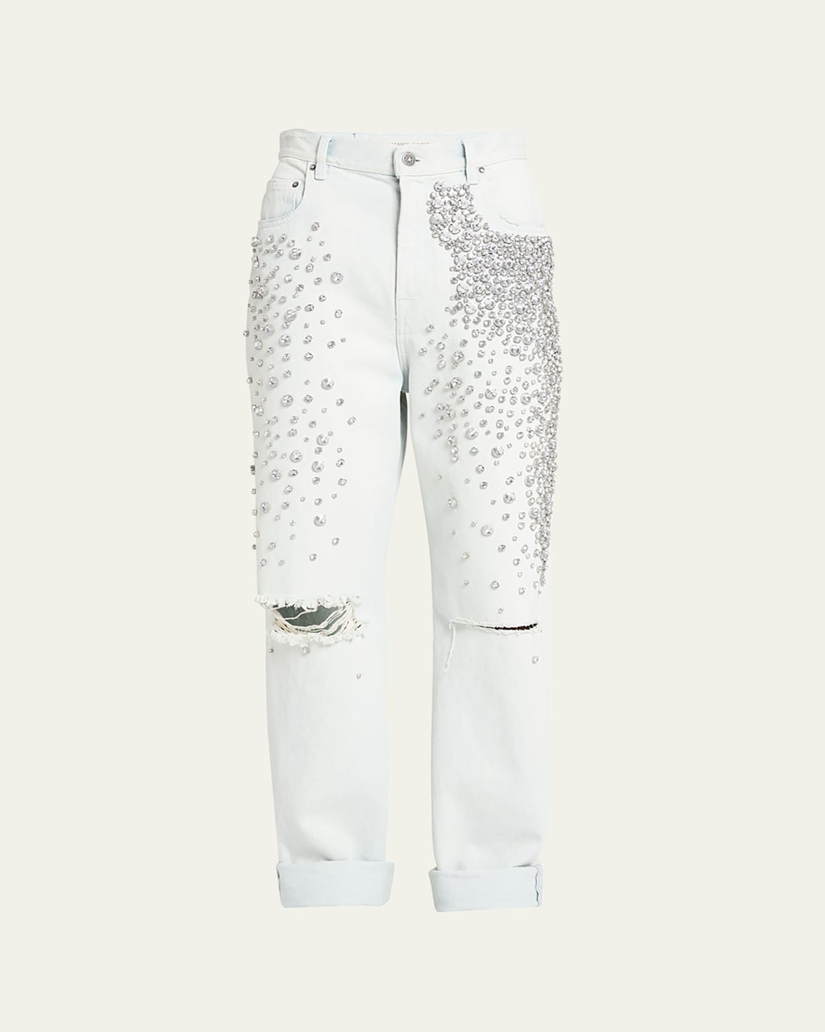 Kim Bleached Jeans with Crystals