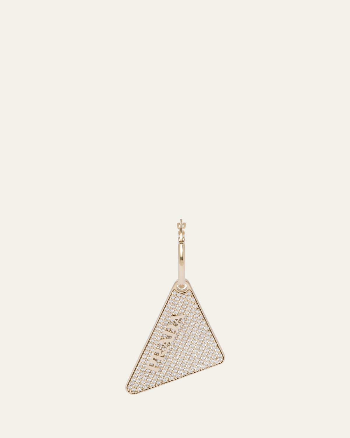 Crystal Logo Symbole Left Earring