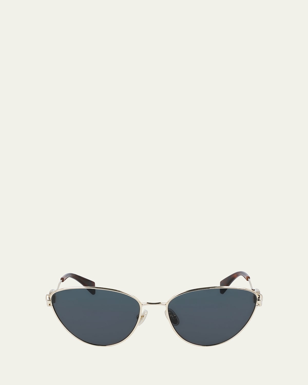 Armand Albert Rateau Metal Cat-Eye Sunglasses