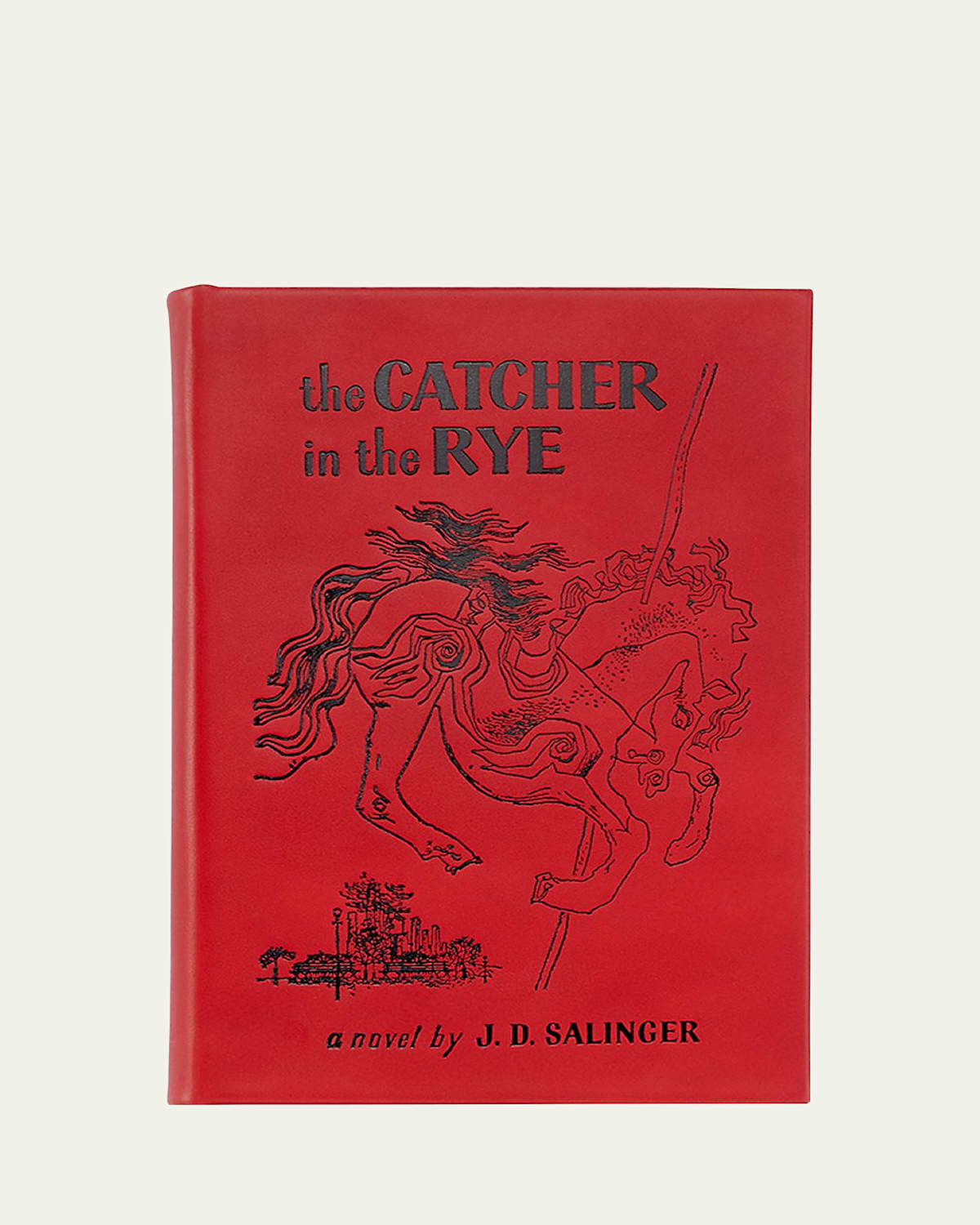 Graphic Image The Catcher In The Rye Book By J. D. Salinger In Red