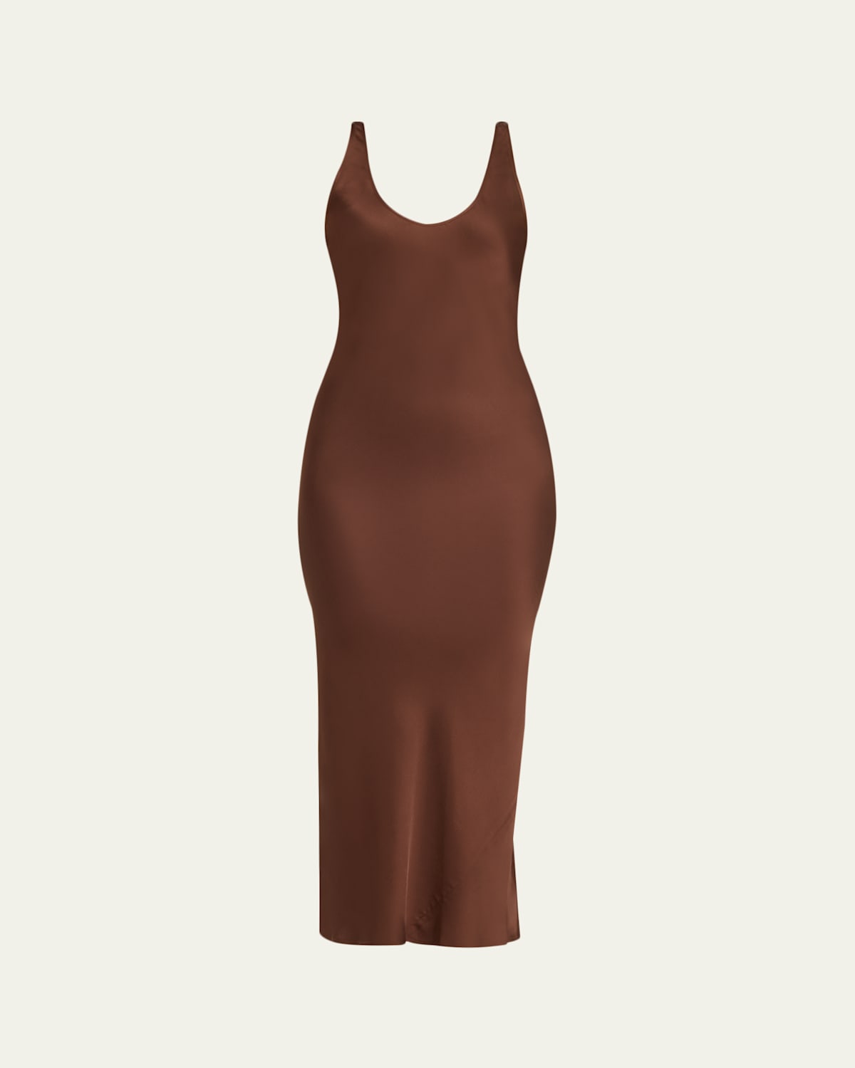 L'agence Akiya Tank Dress In Brown